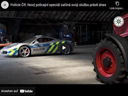 Ferrari 458 Italia Polizei