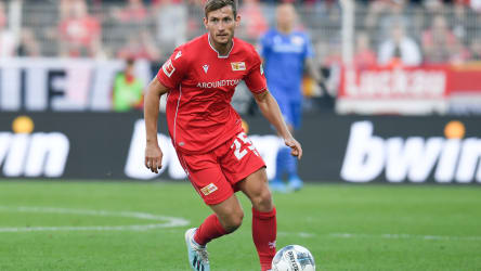 Absolvierte große Teile des Mannschaftstrainings: Union Berlins Linksverteidiger Christopher Lenz.