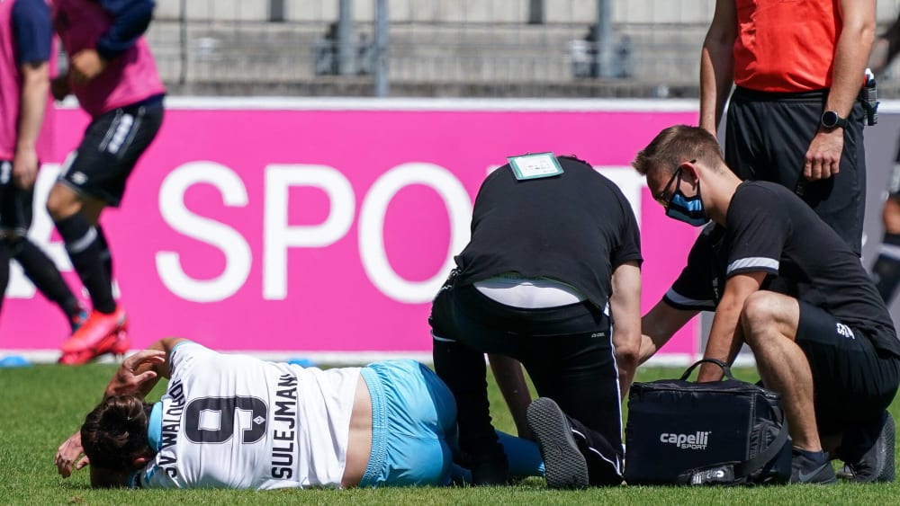 Verletzte sich gegen Uerdingen: Valmir Sulejmani von Waldhof Mannheim.