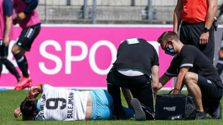 Verletzte sich gegen Uerdingen: Valmir Sulejmani von Waldhof Mannheim.