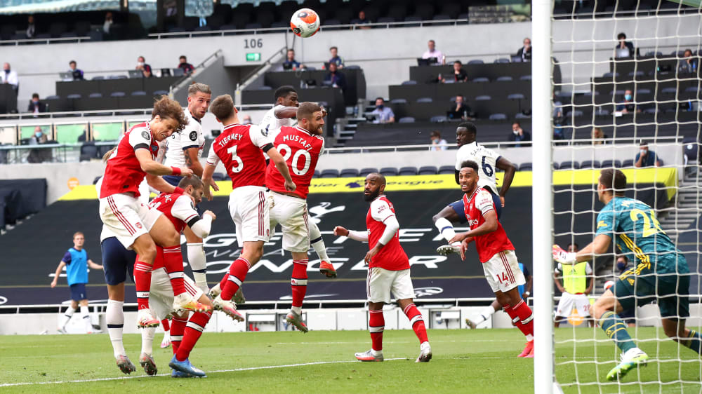 Kaum zu verteidigen: Tottenhams Alderweireld köpfte den 2:1-Endstand.