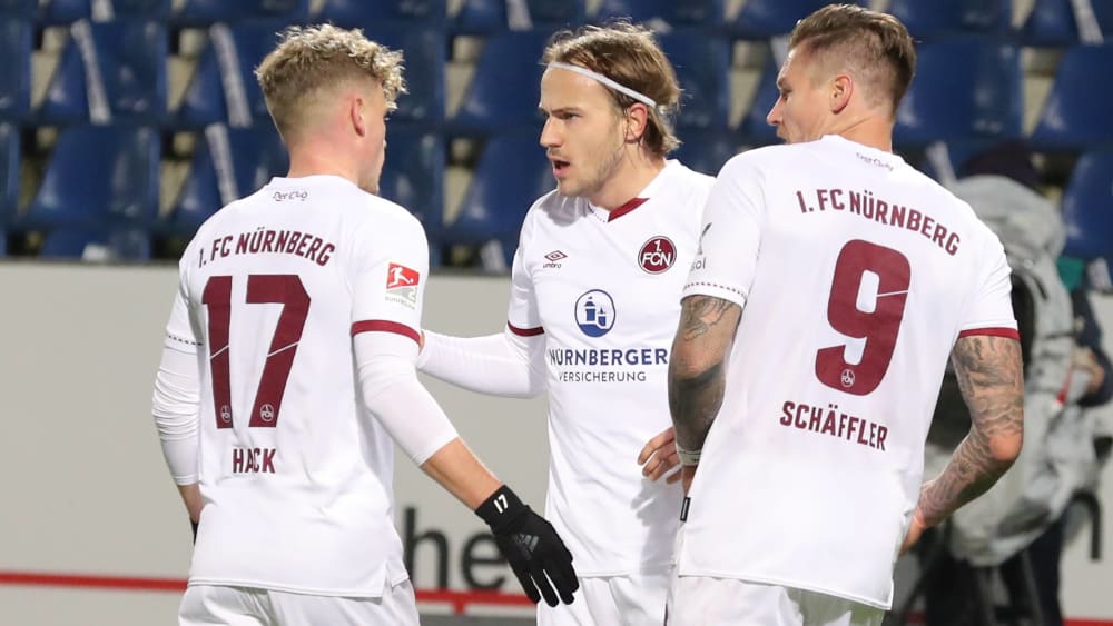 Robin Hack (l.) dürfte gegen Braunschweig wieder mitmischen, für Felix Lohkemper (Mitte) kommt das Heimspiel zu früh.
