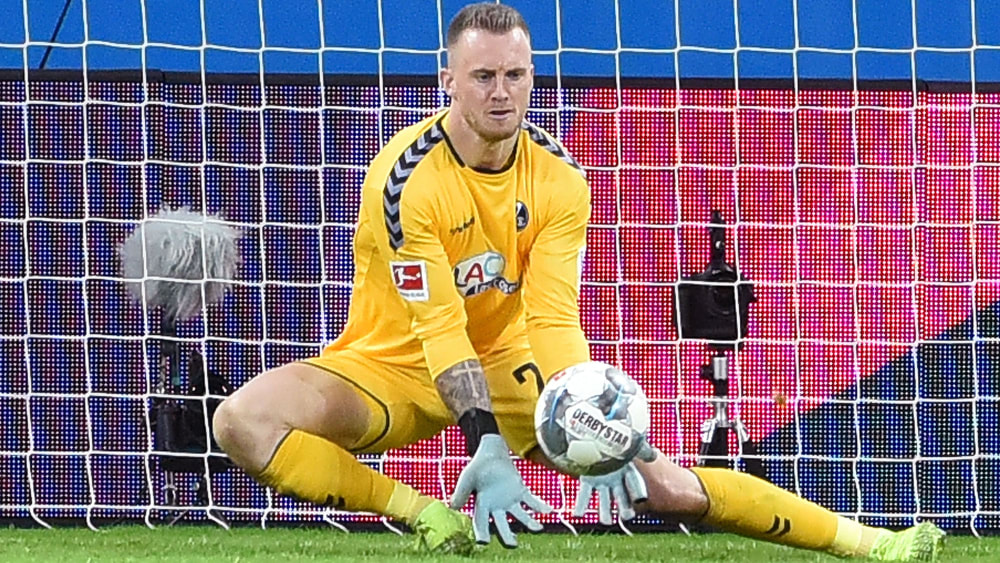 Mark Flekken war erneut ein starker Rückhalt für den SC Freiburg.