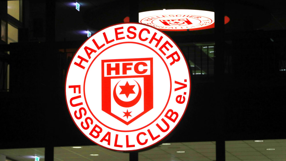 Aktuell 13. in der 3. Liga: Hallescher FC.