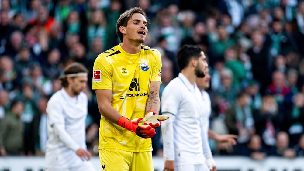 Starke Leistung in Bremen: Paderborns Keeper Nahuel Noll.
