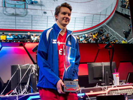 June 19, 2018 - Las Vegas, Nevada, U.S. - The 2018 NHL Gaming World Championship crowned Erik Tammenpaa on June 19 at the new Esports Arena Las Vegas. Finland's Erik Tammenpaa swept the best-of-3 final against David Roebuck to win the inaugural championship and $50,000