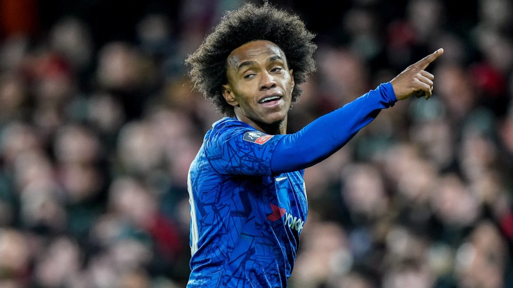 Willian will ab sofort auch bei Arsenal jubeln.