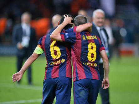 Xavi und Andres Iniesta
