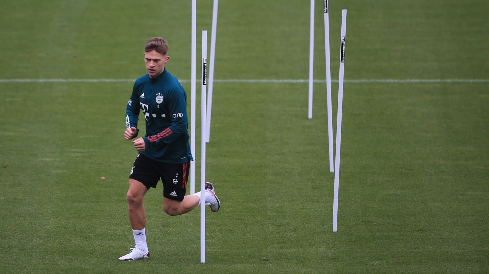 Er wäre am liebsten schon "60 Minuten" gegen Leipzig dabei: Bayern-Mittelfeldspieler Joshua Kimmich.