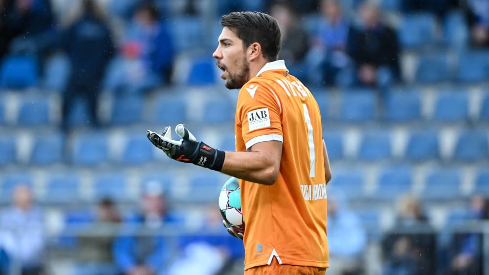 Arminia Rückhalt und Aufbauspieler: Stefan Ortega.