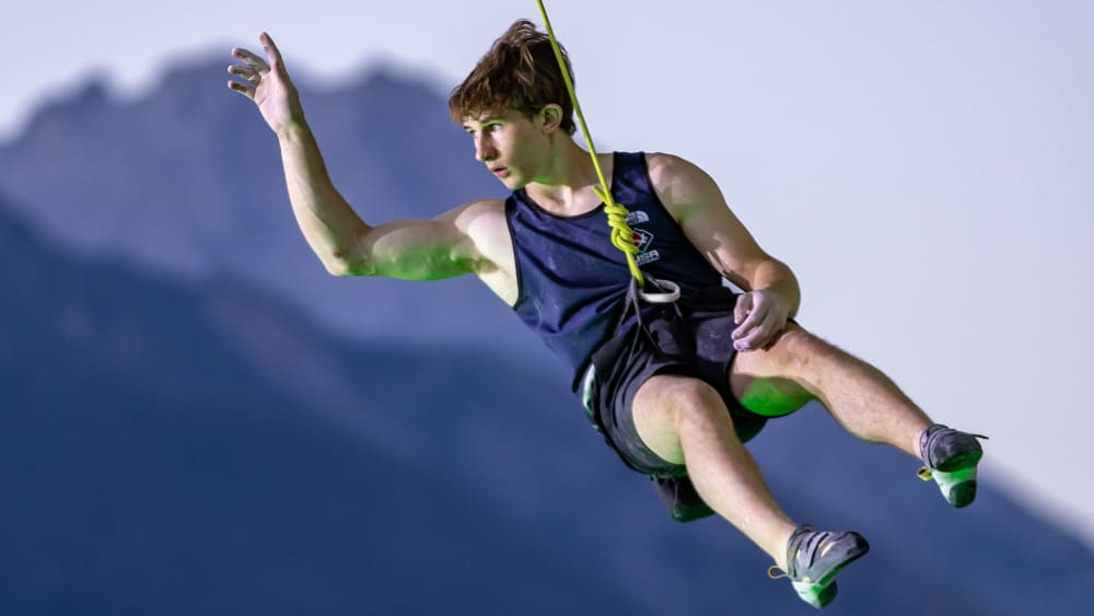 Sportklettern, Lead Colin Duffy schafft Historisches kicker