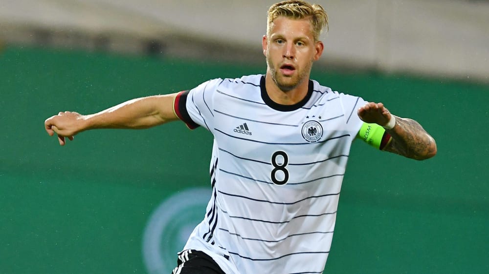 Kapitän der deutschen U-21-Nationalmannschaft: Arne Maier.