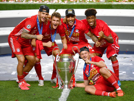 Lucas Hernandez, Benjamin Pavard, Corentin Tolisso, Michael Cuisance, Kingsley Coman