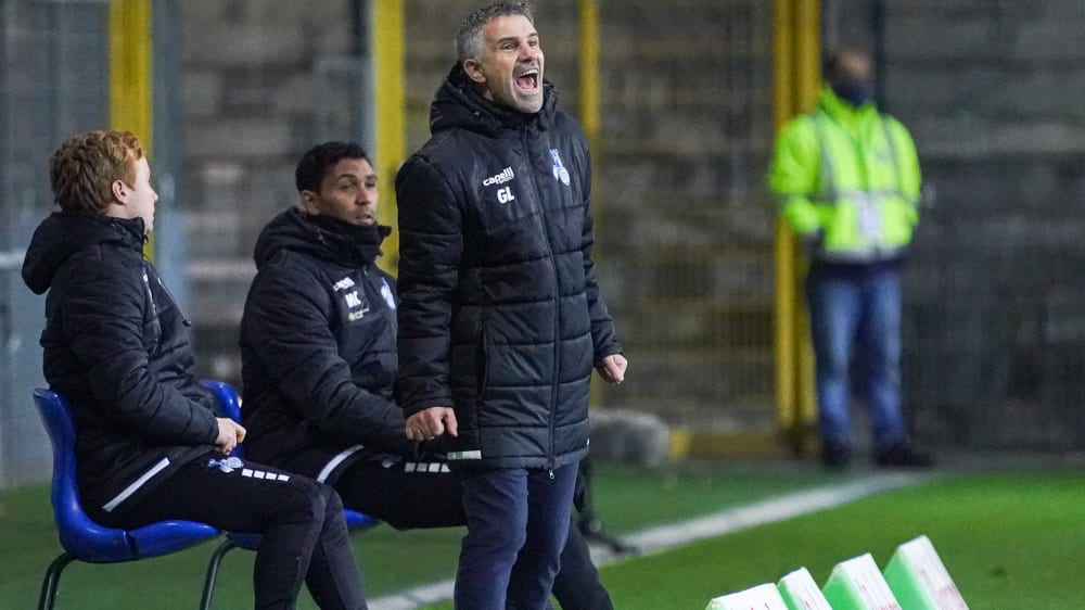 Sah bei Waldhof eine engagierte Vorstellung seiner Mannschaft: MSV-Trainer Gino Lettieri.