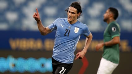Traf gegen Bolivien zum 2:0: Der Uruguayer Edinson Cavani.