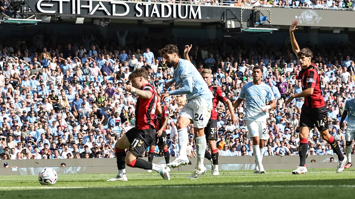Verzögerter Jubel: ManCity schlägt Roses Bournemouth in der Nachspielzeit