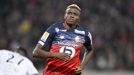 Victor Osimhen spielt künftig für die SSC Neapel.