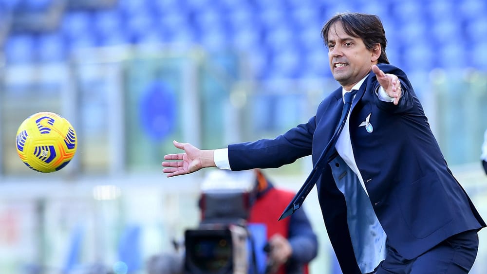 Freut sich einfach nur auf den Vergleich mit Bayern: Lazio-Trainer Simone Inzaghi (seit 2016 im Amt).