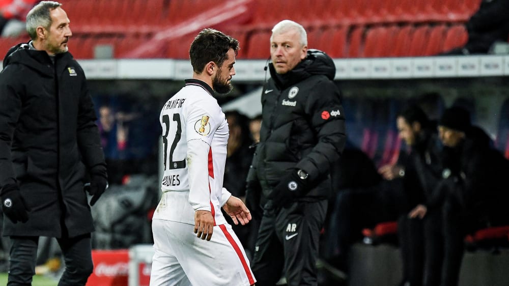 In Leverkusen musste er raus, gegen Schalke ist er wieder eine Option: Frankfurts Amin Younes.