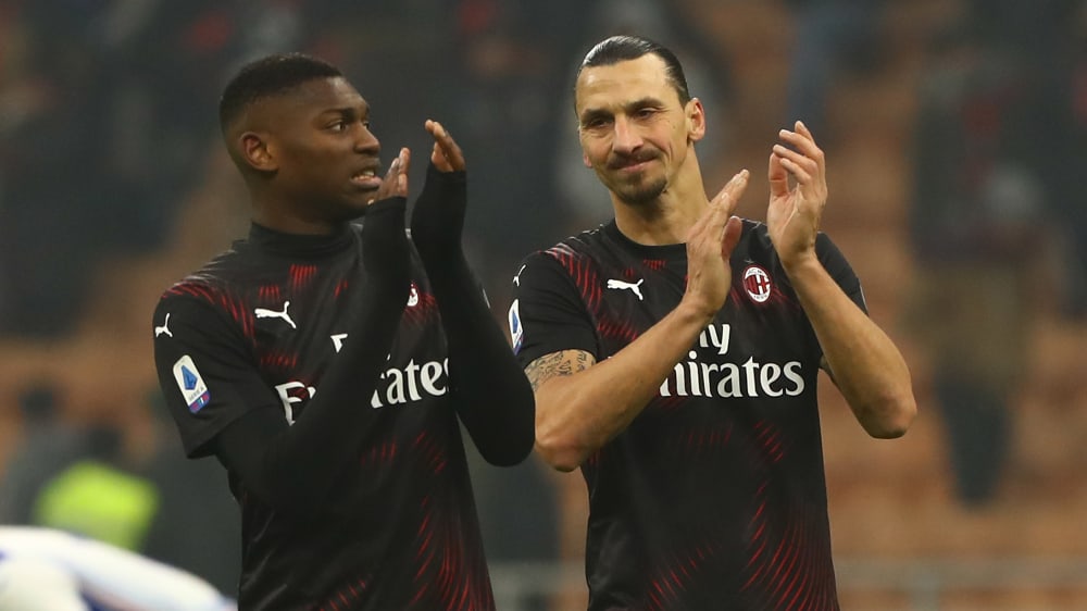 Applaus - doch ein Punkt zu Hause gegen Sampdoria war eigentlich zu wenig: Zlatan Ibrahimovic (r.).