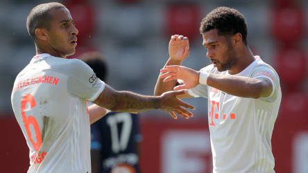 Topspieler und Torschütze: Thiago und Serge Gnabry.