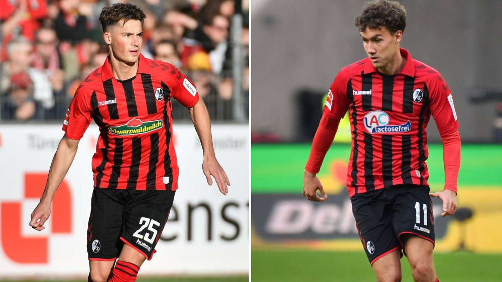 Umworbene Profis des SC Freiburg: Robin Koch (li.) und Luca Waldschmidt werden mit internationalen Klubs in Verbindung gebracht.