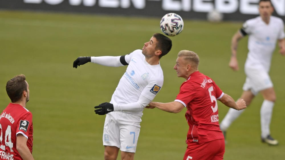 Stefan Lex (1860 München) gegen Benedikt Kirsch (Türkgücü)