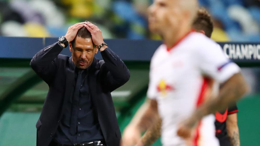 Schon wieder Lissabon: Für Diego Simeone und Atletico ist die portugiesische Metropole kein gutes Pflaster.