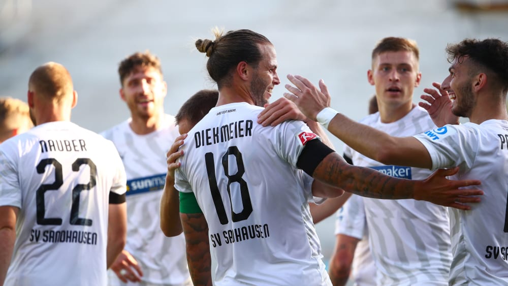 Premiere in Profi-Spiel 294: Dennis Diekmeier erzielte das Tor zum 1:0 für Sandhausen.