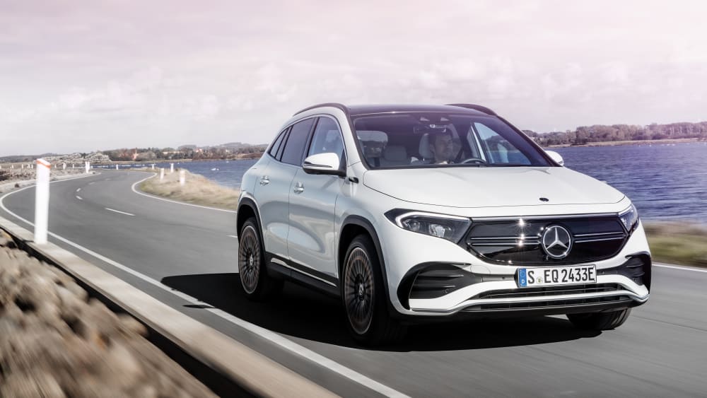 Mercedes EQA: Als Lieferzeit stehen derzeit etwa vier Monate im Raum.