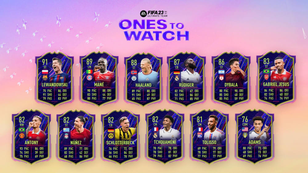 Diese Ones-To-Watch-Spieler sind aktuell in FIFA 23 in Packs erhältlich.