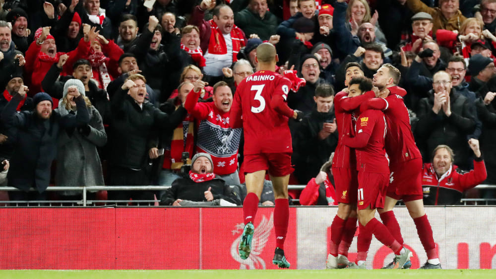 Einhelliger Jubel: Der FC Liverpool hat den nächsten Schritt Richtung Meisterschaft gemacht.