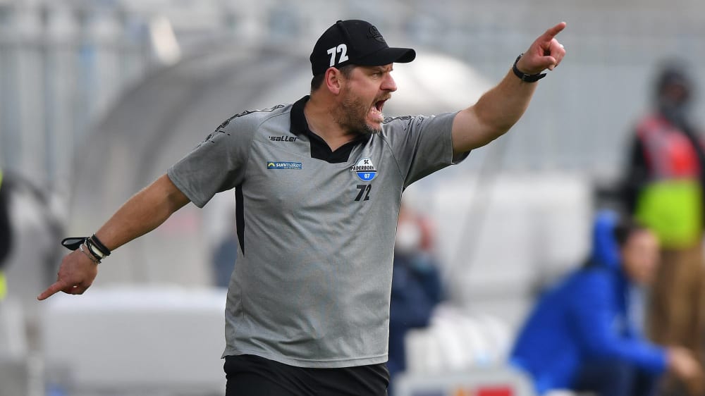 Paderborns Cheftrainer Steffen Baumgart erwartet gegen St. Pauli einen echten Härtetest.