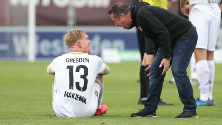 Simon Makienok hat den 3:2-Siegtreffer für Dynamo Dresden markiert.