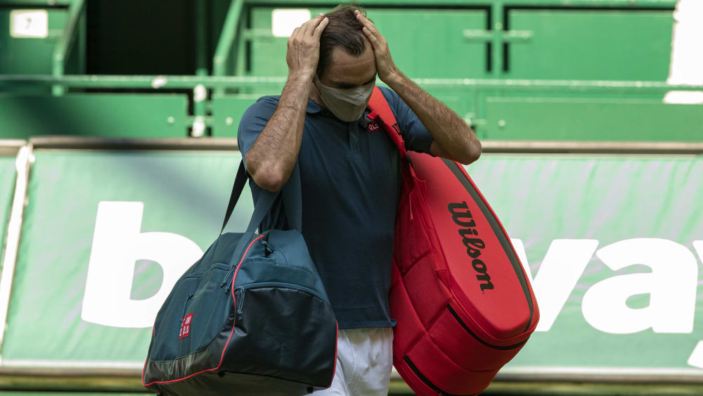 Scheiterte in Halle früh: Roger Federer.