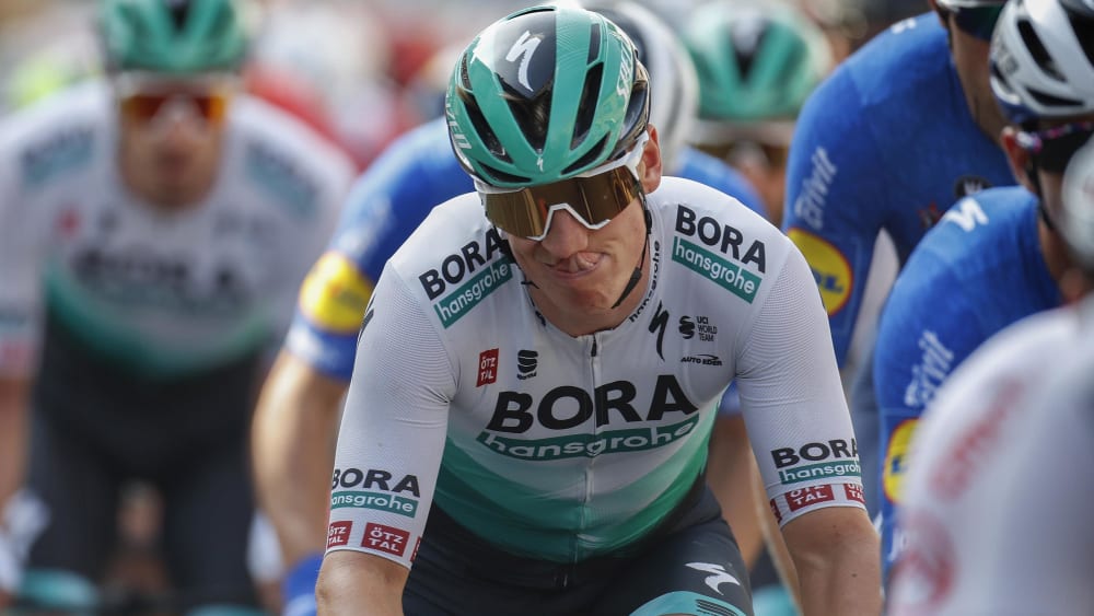 Pascal Ackermann musste sich bei Brügge-De Panne mit Rang drei begnügen.
