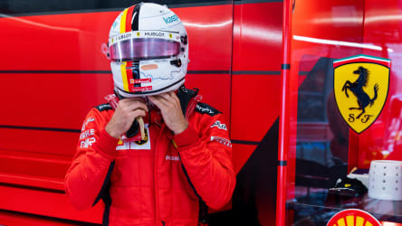 Sebastian Vettel landete im Ferrari nur auf Rang sechs und wurde zudem &#252;berrundet. 