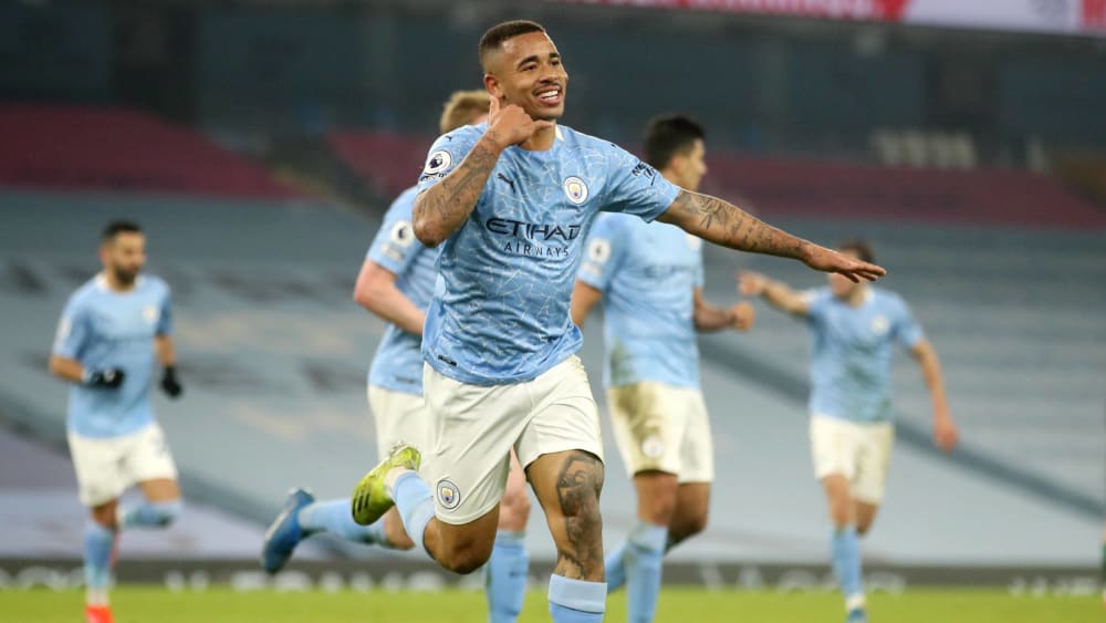 Hatte mit seinem Doppelpack in der Schlussphase einen großen Anteil am 4:1-Erfolg der Citizens: Gabriel Jesus.
