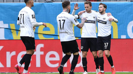 Preußen Münster will auch gegen Rostock jubeln.