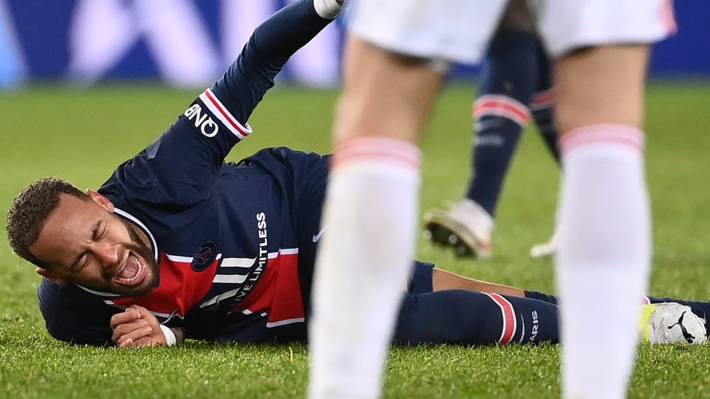Neymar verletzte sich gegen Lyon - eine Rückkehr dauert noch einige Tage.