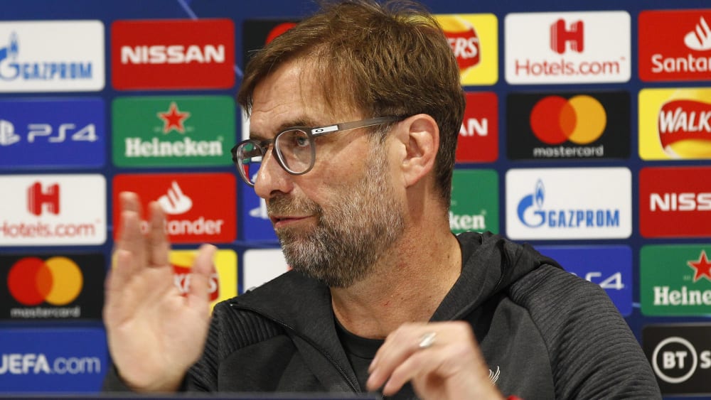 Ärgerte sich am Dienstagabend über zahlreiche Fragen auf der Pressekonferenz: Jürgen Klopp (Archivbild).