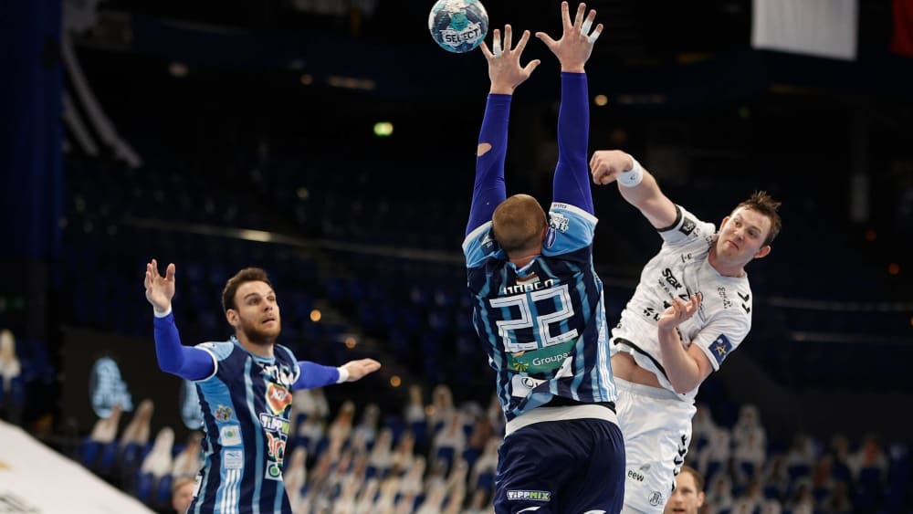 Neun Treffer gegen Szeged: THW-Star Sander Sagosen.