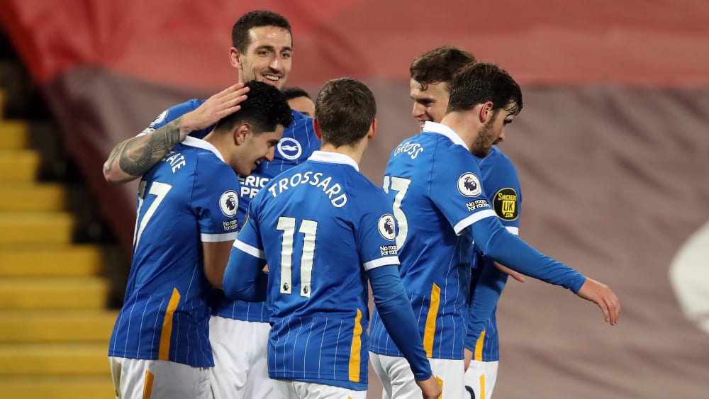 Stabil und immer wieder gefährlich: Die Seagulls aus Brighton triumphierten an der Anfield Road.