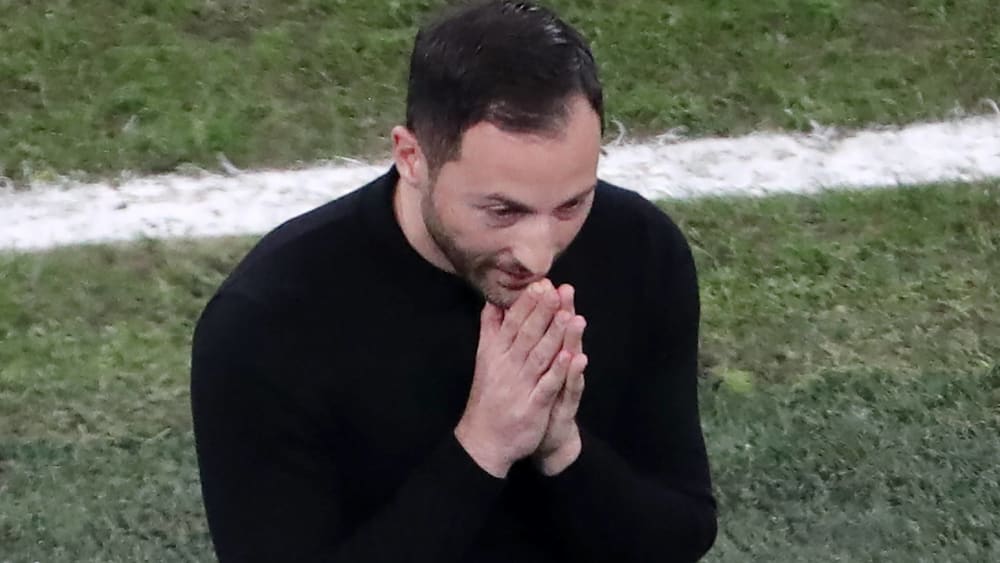 Vorerst von der Seitenlinie verbannt: Domenico Tedesco.