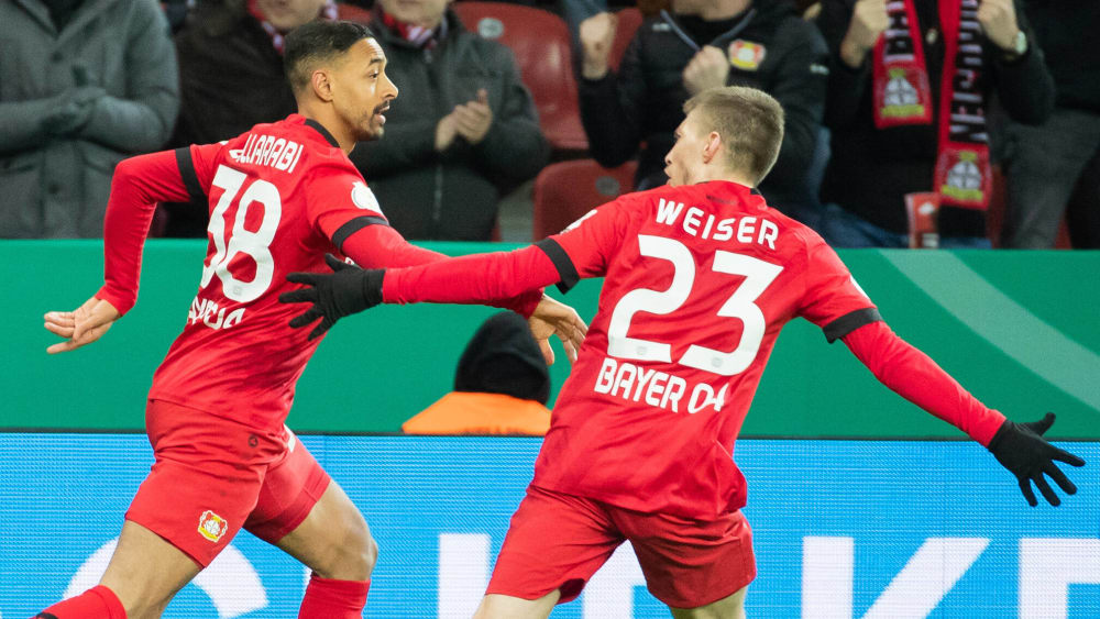 Mann der Wende: Karim Bellarabi (li.) hat das 1:1 für Leverkusen erzielt.
