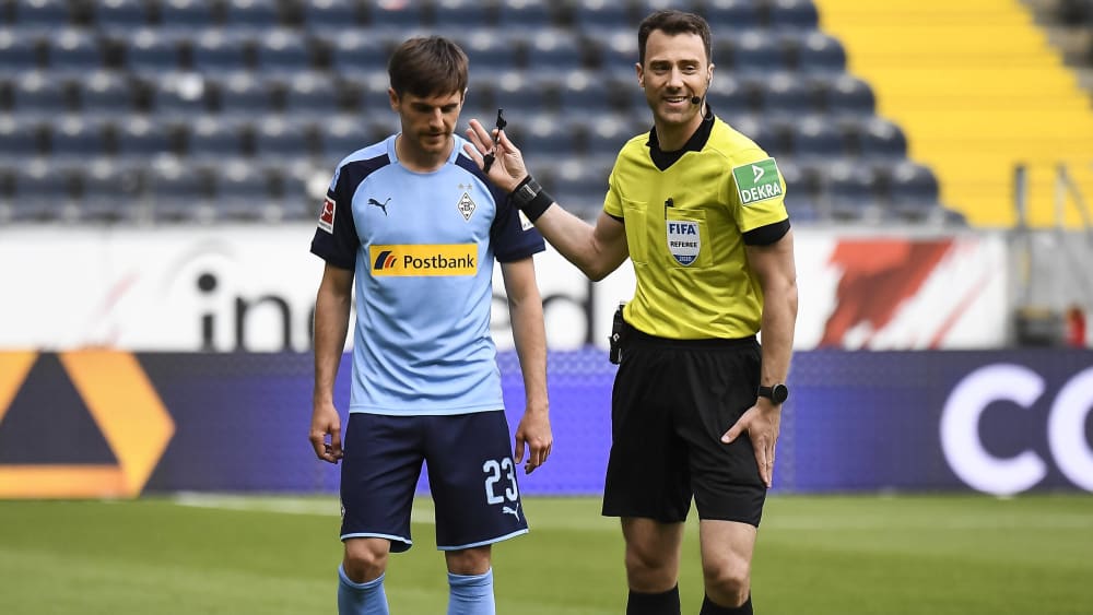 Vergab in Frankfurt eine hochkarätige Chance: Gladbachs Jonas Hofmann.