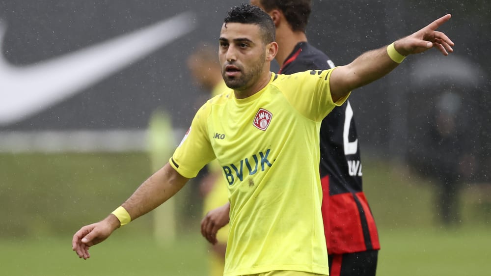 Überzeugte im Test gegen Frankfurt: Der neue Würzburger Offensivspieler Chris David.