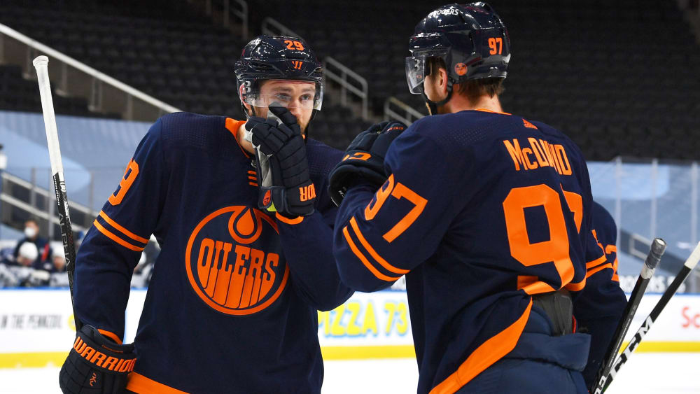 Nhl Doppelpack Von Edmontons Draisaitl Mcdavids 500 Scorerpunkt Kicker