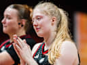 FIBA Women™s Basketball World Cup 2026: Spanien vs. Deutschland, 13.09.2026 Frieda Bühner (Deutschland, 20) enttäuscht, Tränen; Basketball, FIBA Women™s Basketball World Cup 2026, Final Phase, Spiel um Platz 3: Spanien vs. Deutschland am 13.09.2026 in der Uber Arena, Berlin *** FIBA Women’s Basketball World Cup 2026: Spain vs. Germany, September 13, 2026; Frieda Bühner, Germany, 20, disappointed, tears; Basketball, FIBA Women’s Basketball World Cup 2026, Final Round, Third-Place Game: Spain vs. Germany on September 13, 2026, at the Uber Arena, Berlin Copyright: xBEAUTIFULxSPORTS Tonhäuserx