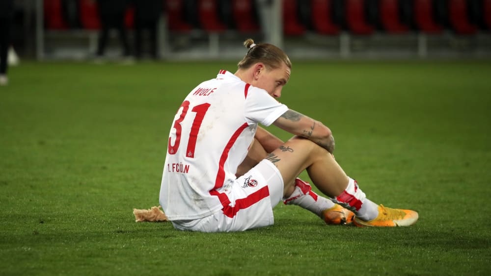 Der Frust nach der 0:5-Klatsche in Freiburg saß bei Kölns Marius Wolf tief.